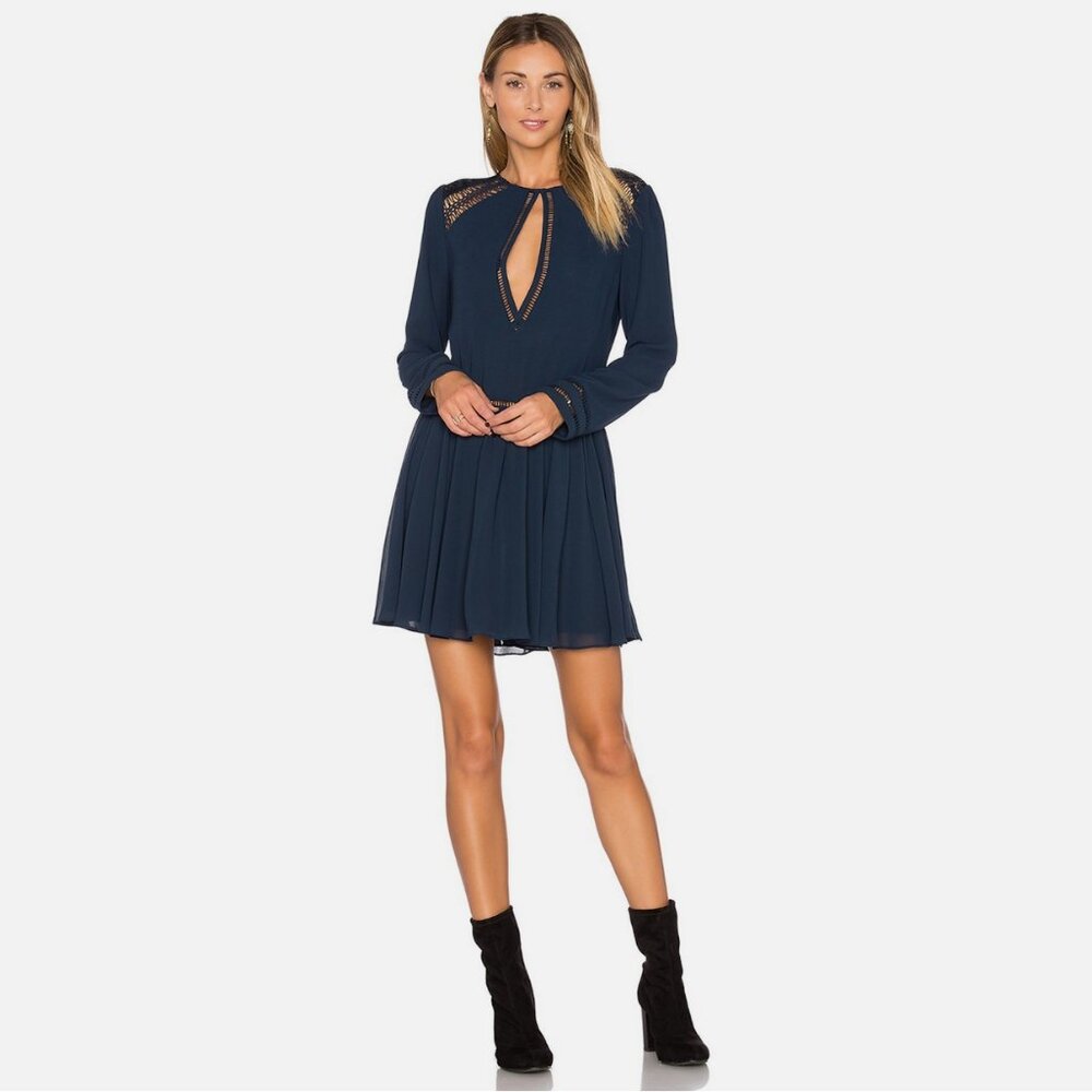 Tularosa Easton Long Sleeve Mini Dress